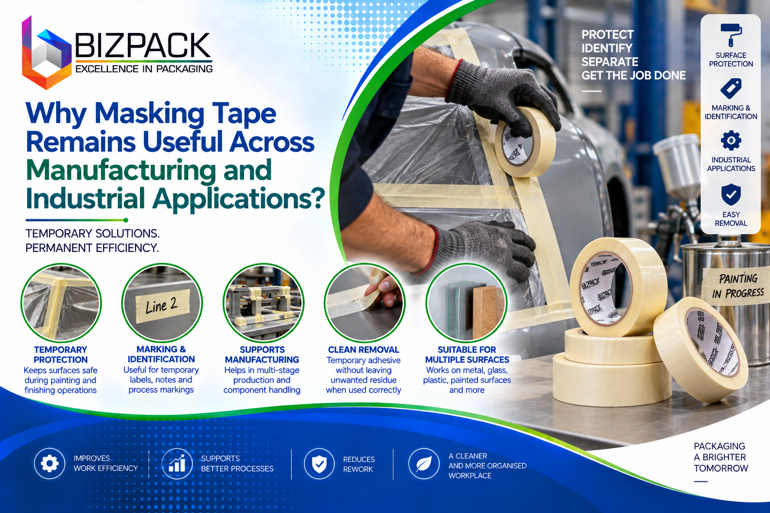 Why Masking Tape Remains Useful Across Manufacturing and Industrial Applications ?